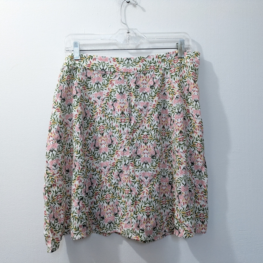 LOFT Outlet Floral Mini Skirt Women's 12 NWT